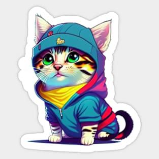 Cute kitten Sticker